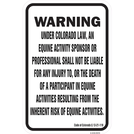 Signmission Safety Sign, 12 in Height, Aluminum, 18 in Length, 25176 A-1218-25176